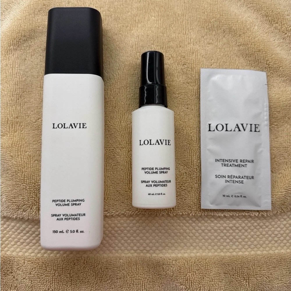 Lolavie Plumping Peptide Volume Spray Duo with Bonus Gift